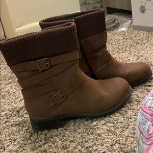 Chocolate Brown Sweater Boots by Avenue Size 12W